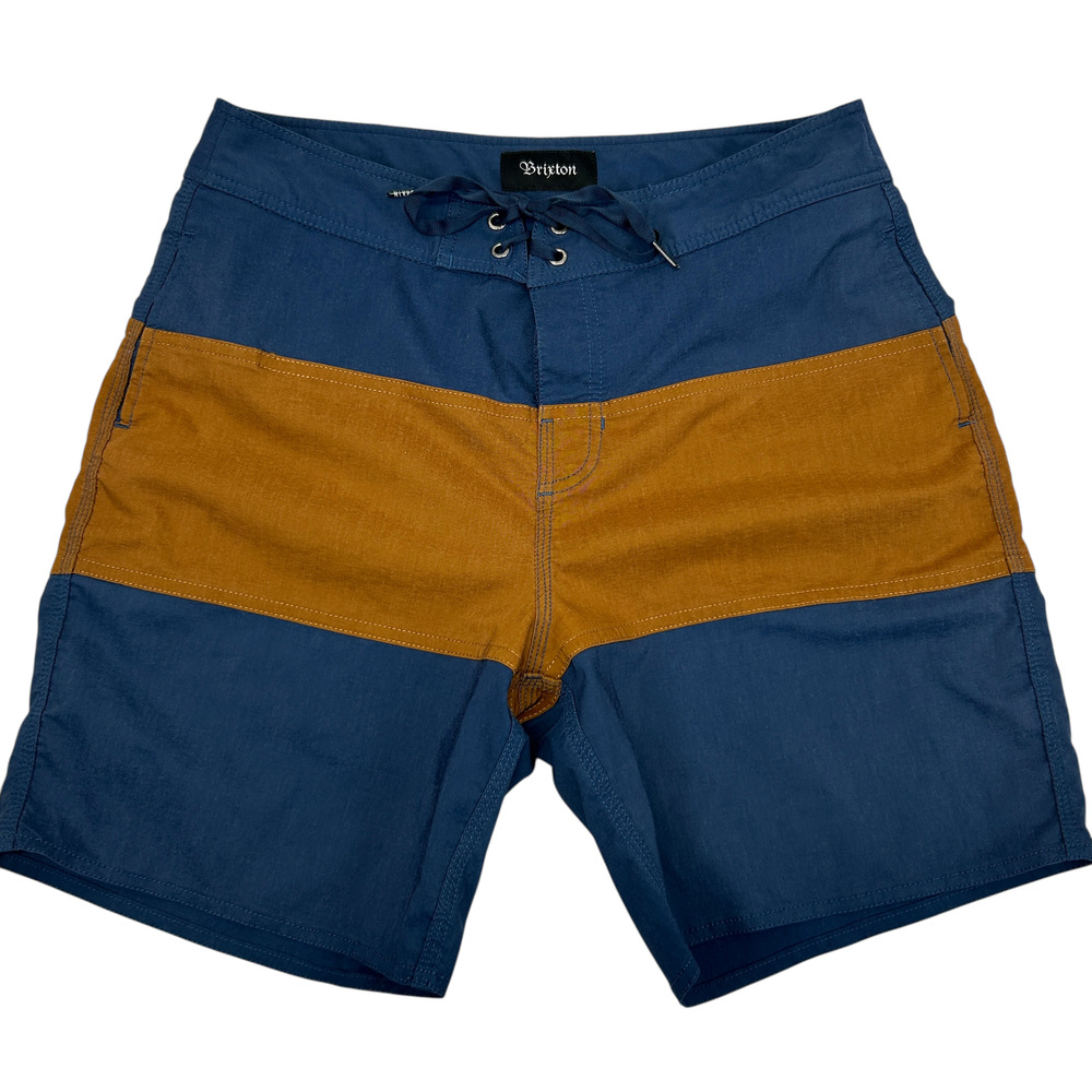 Brixton Boardshorts Blue Swim Swimming Swimmer Surfer Surfing BRXTN Mens 30